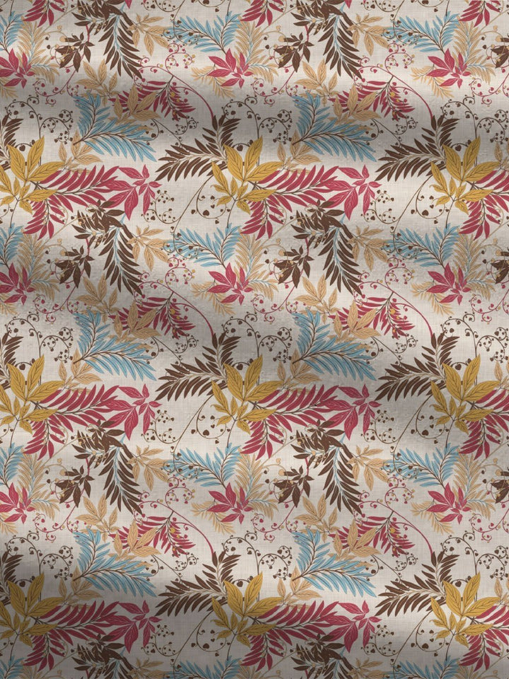 MYTRIDENT Dusk & Dawn Multi Floral Cotton 144 TC King Bedsheet Set-2.74 m X 2.74 m