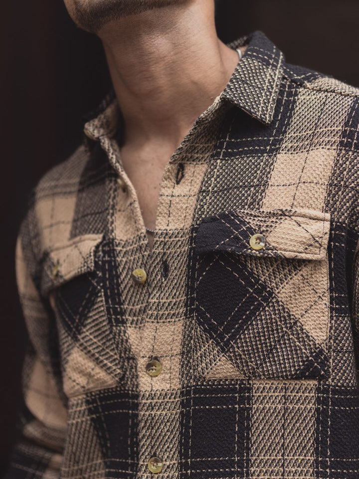 Powerlook Men Tartan Checks Opaque Checked Casual Shirt