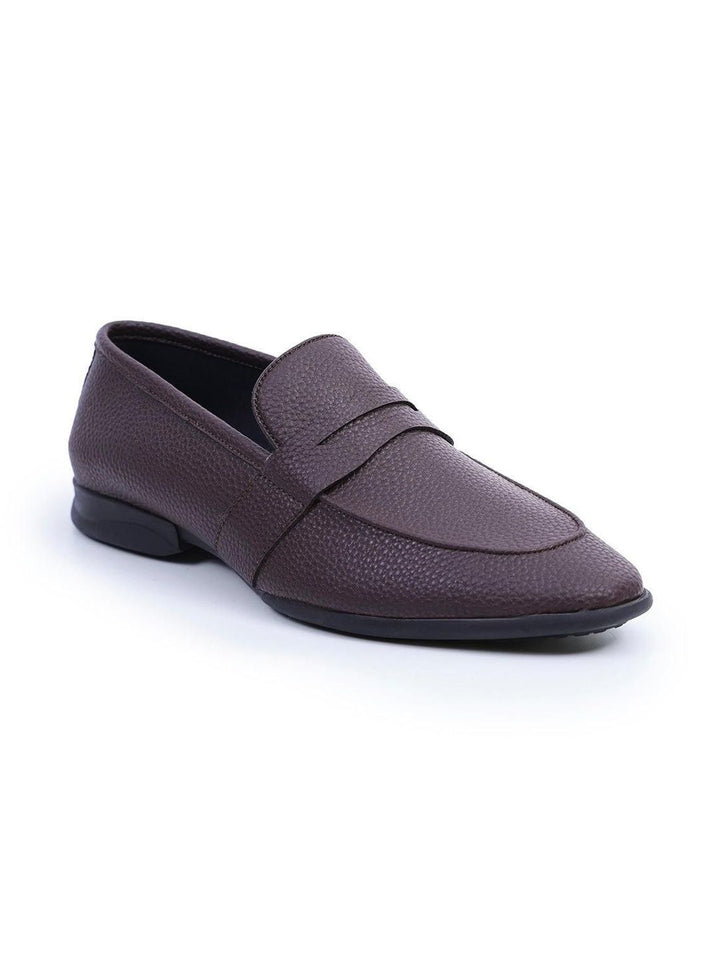 MONKSTORY Men Brown PU Loafers