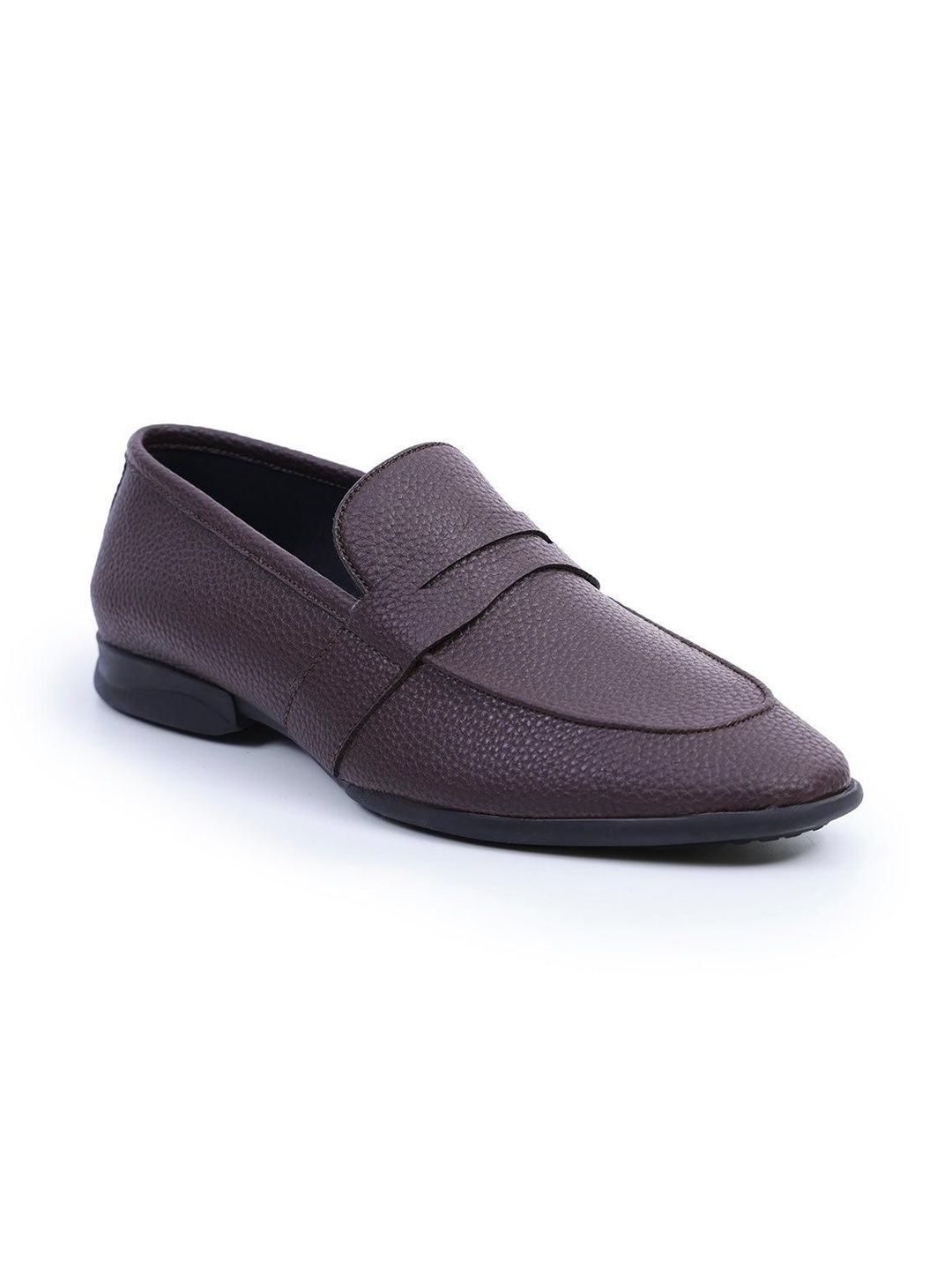 MONKSTORY Men Brown PU Loafers