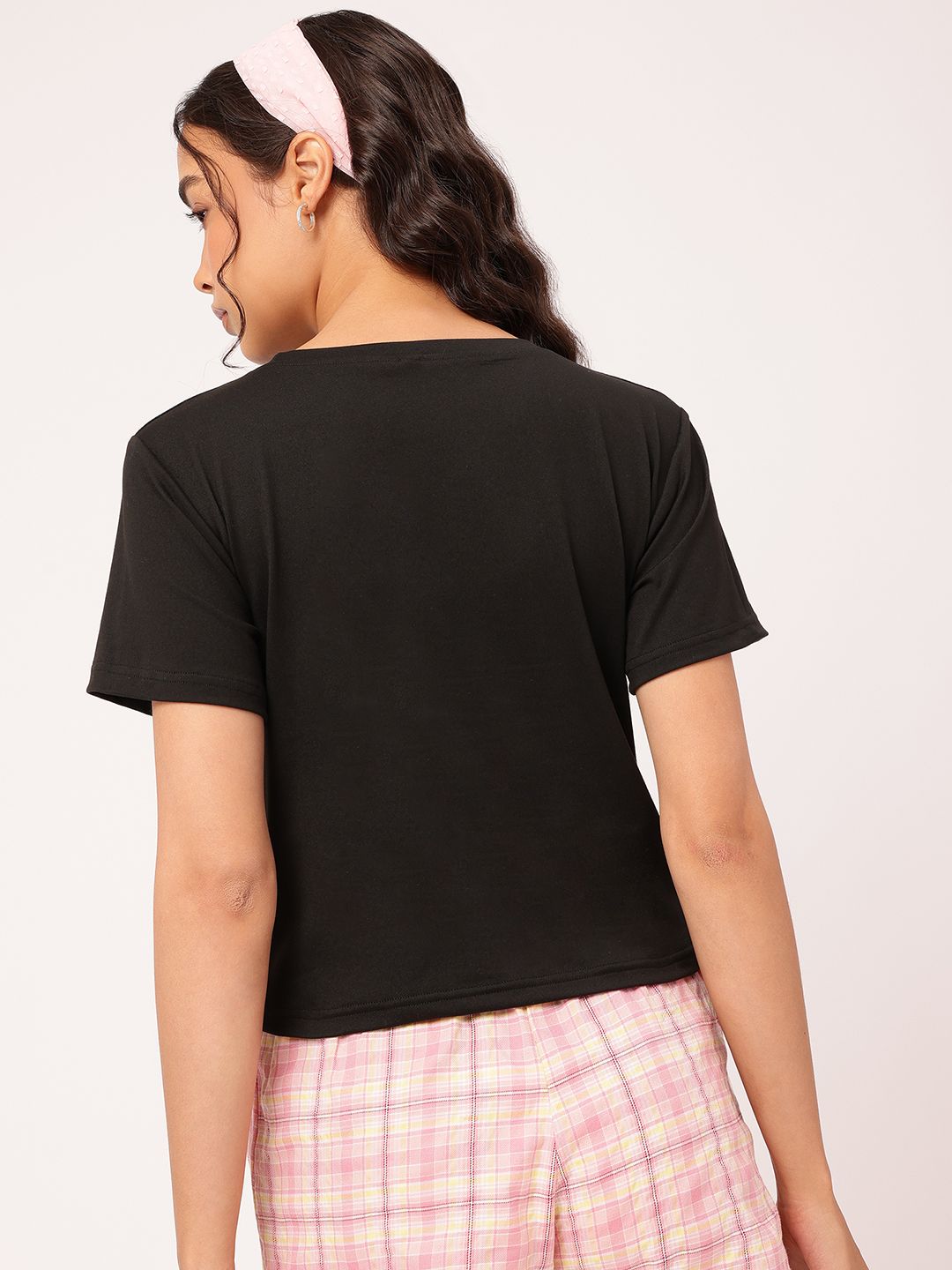 DressBerry Bunny Band Graphic Print Tee