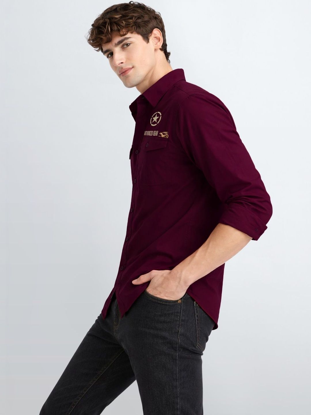 ADRO Men Standard Printed Casual Shirt