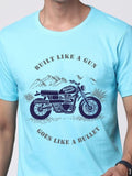 ADRO Men Graphic Printed Round Neck Cotton T-shirt