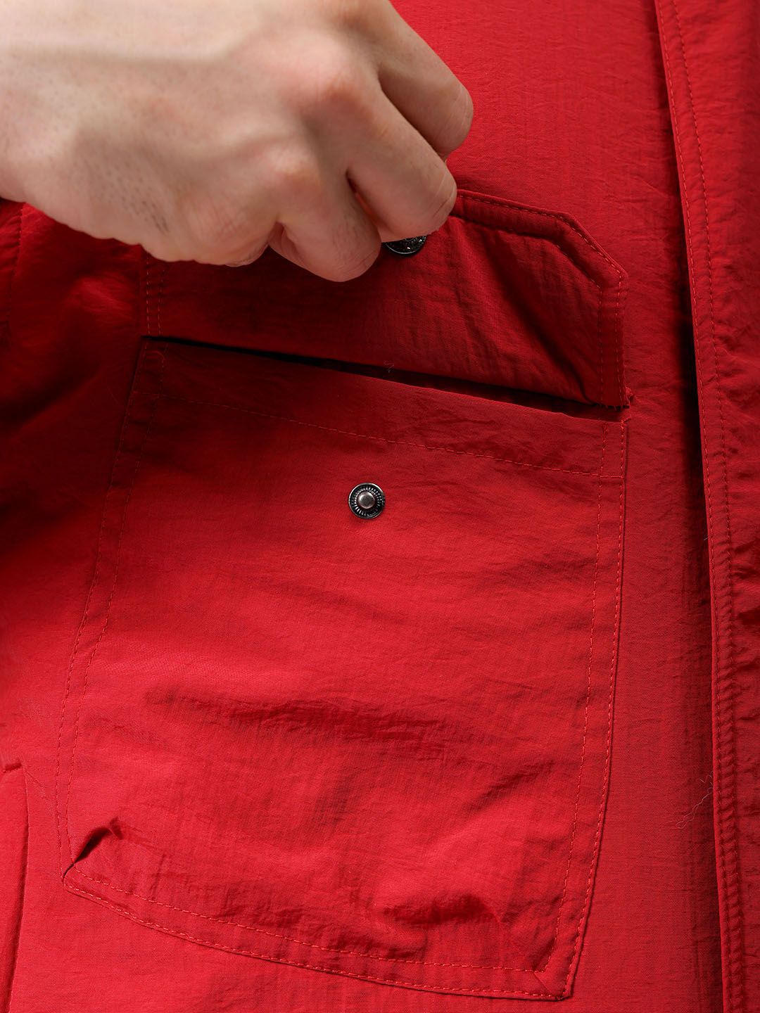 The Indian Garage Co Men Quilted Jacket with Patchwork