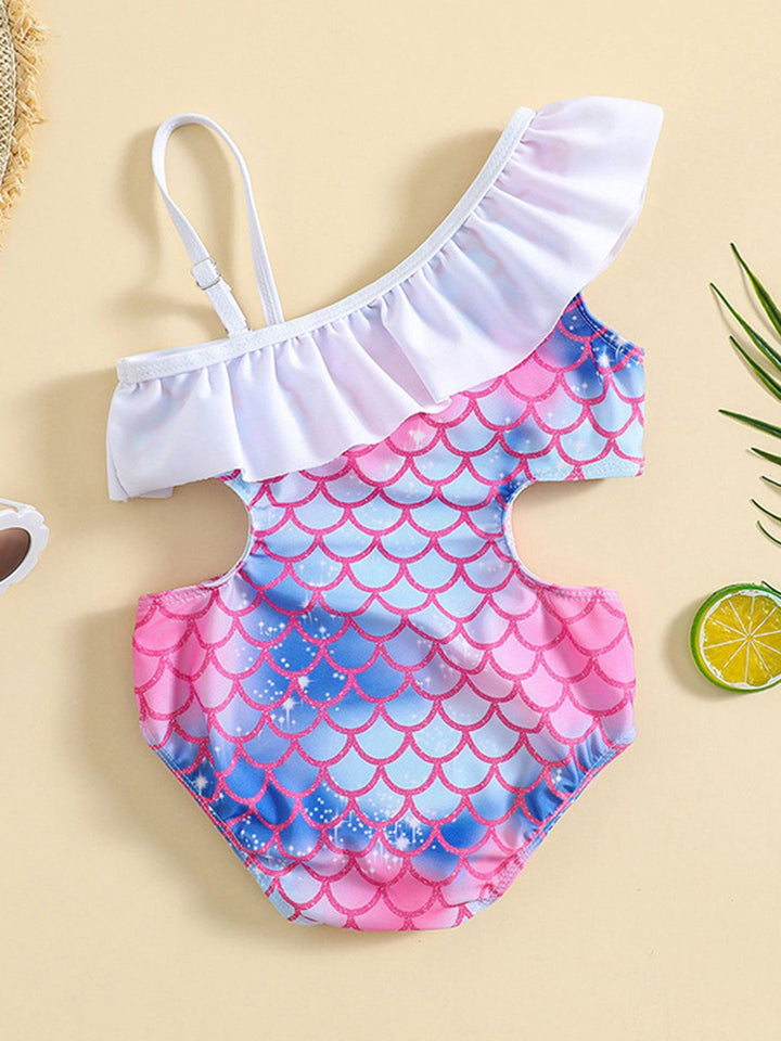 Gadis bayi YK dicetak bodysuit tanpa lengan