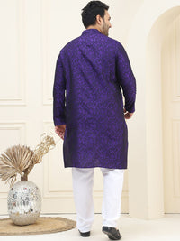 Kurta Lurus Kolar Mandarin Rekaan Tenun SOJANYA PLUS dengan Piyama