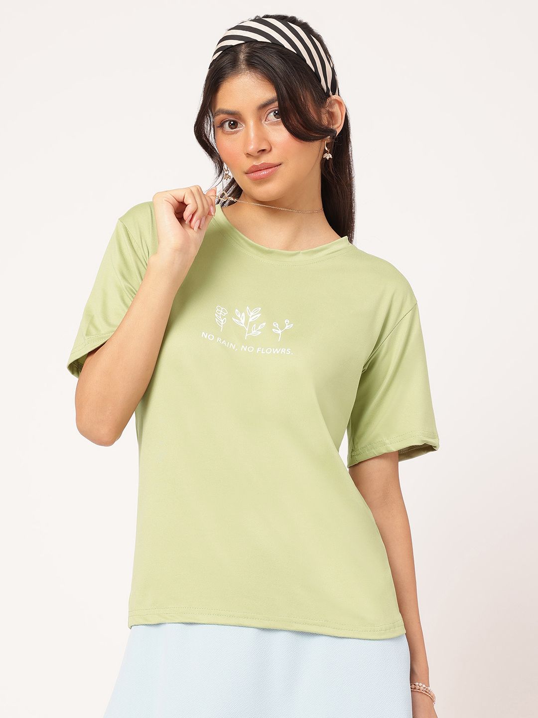 DressBerry Revamped Go-To Printed T-shirt