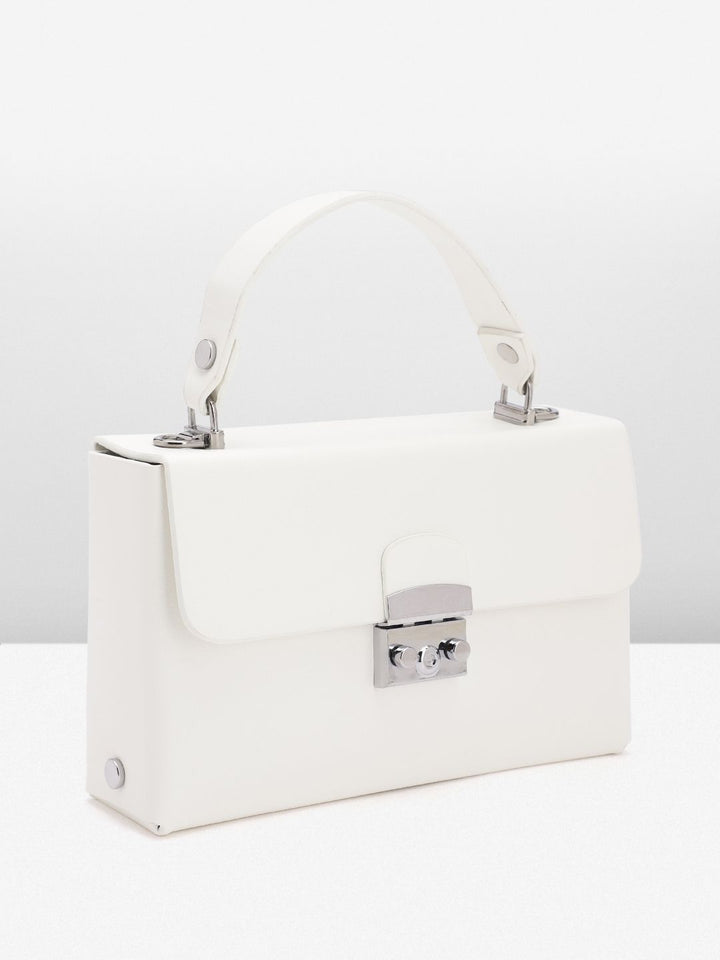 Lino Perros Structured Satchel Handheld Bag