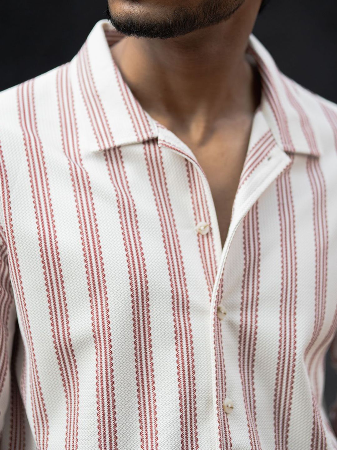 Powerlook Men Multi Stripes Opaque Striped Casual Shirt