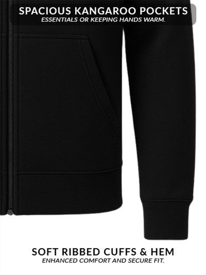 ADRO Men Printed Hooded Sweatshirt