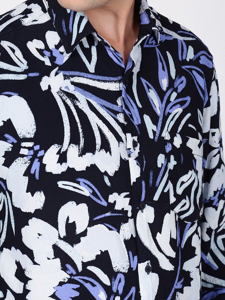 Bene Kleed Men Slim Fit Printed Casual Shirt