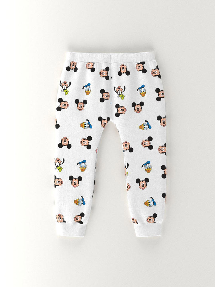 Nauti Nati Boys Printed Short Sleeves Pure Cotton T-shirt With Joggers