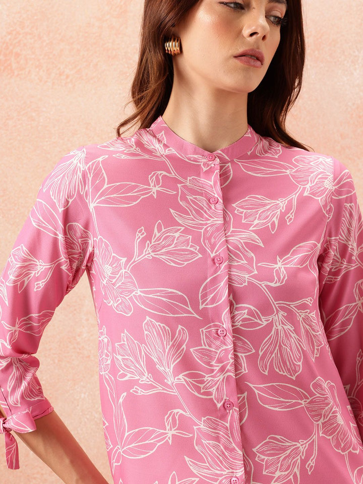 all about you Women Floral Opaque Printed Casual Shirt
