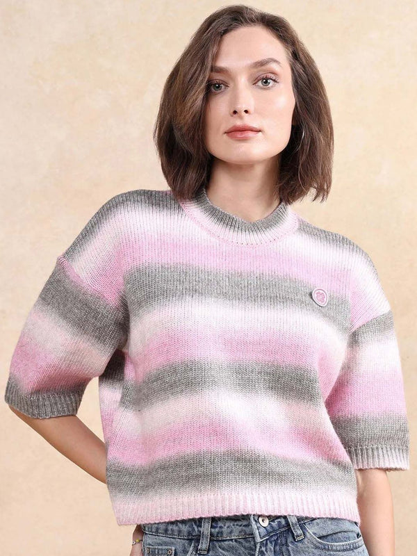RAREISM Women Striped Pullover
