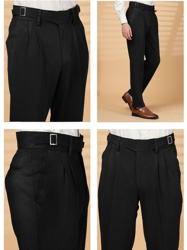 Moda Rapido Men Easy Wash Pleated Trousers