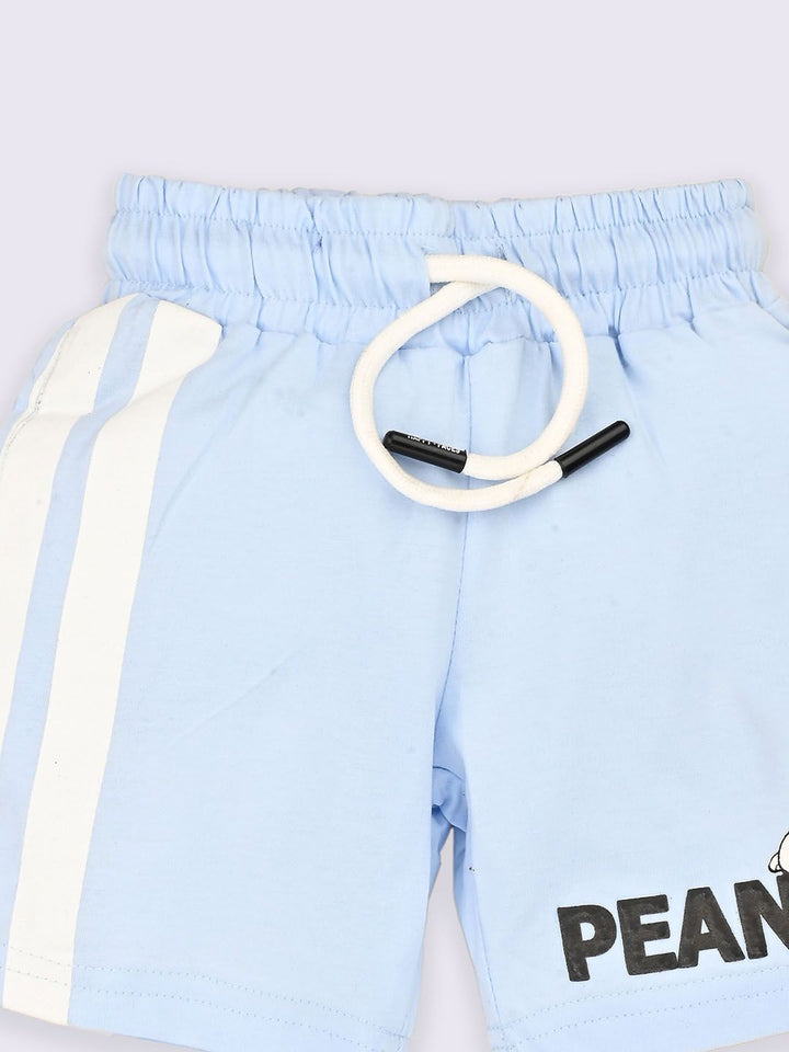 Happy Faces Boys Peanuts Printed Cotton Shorts