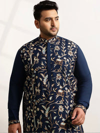 SOJANYA PLUS Men Embellished Thread Work Kurta