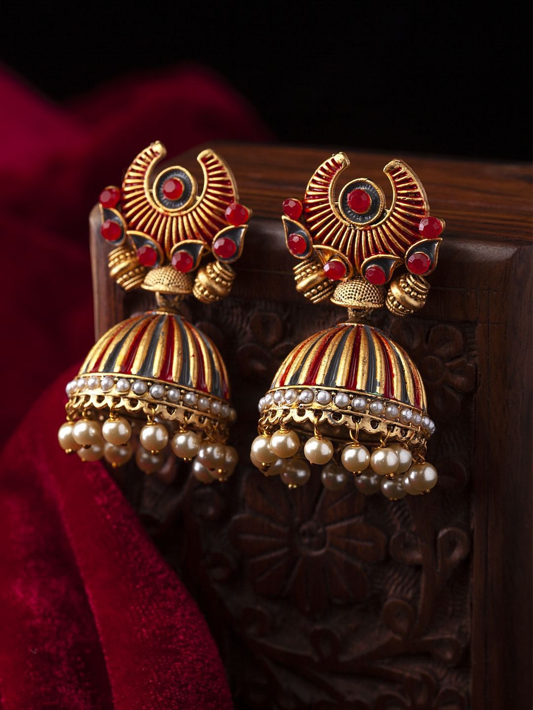 Anting-anting Jhumkas Kontemporari Anouk