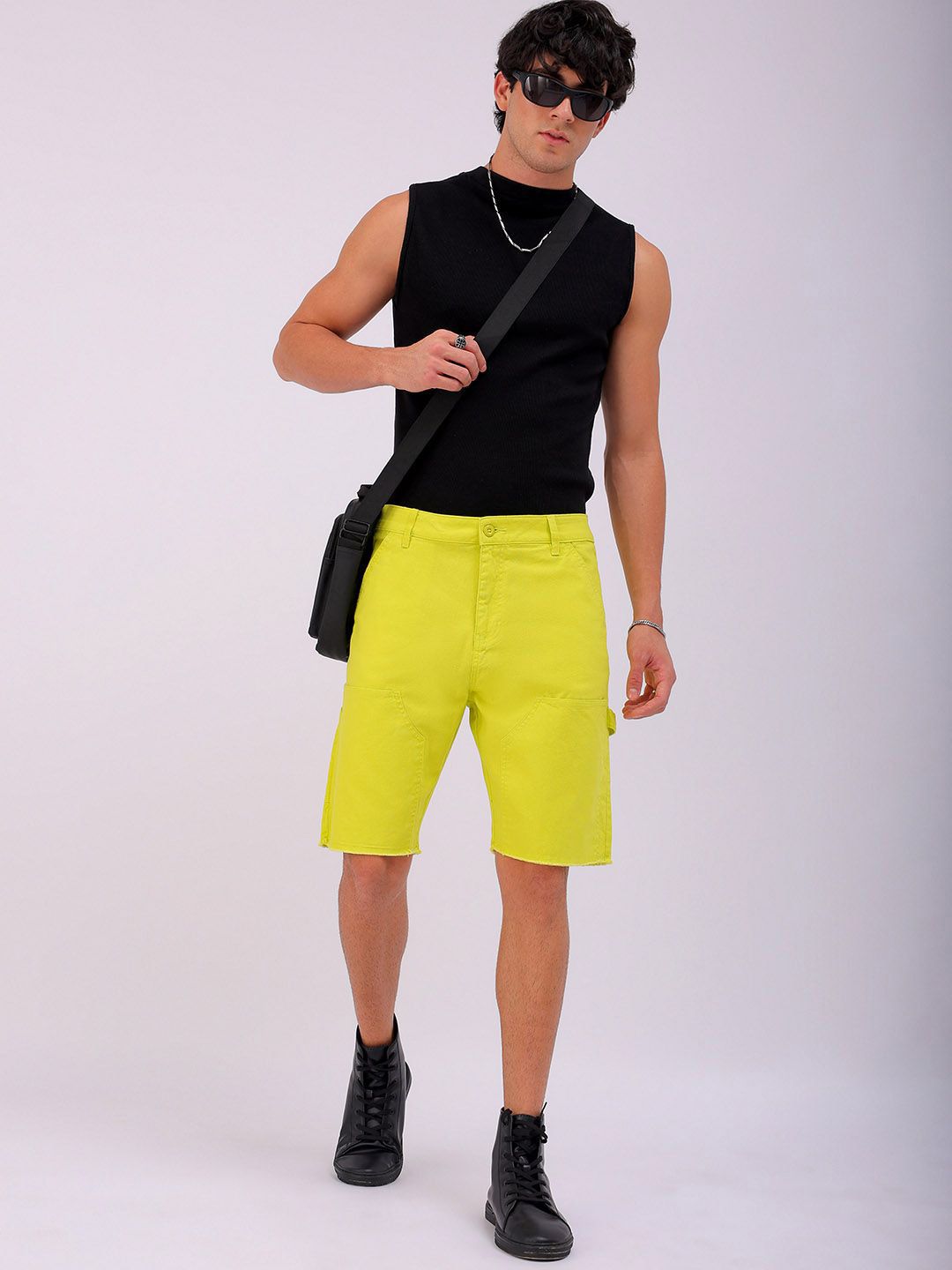 The Indian Garage Co Men Pure Cotton Shorts