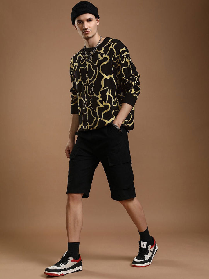 HIGHLANDER Men Pullover with Embellished Detail