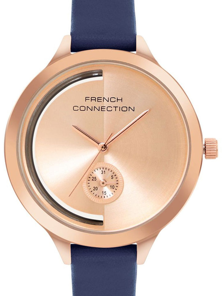 French Connection Women Dial & Leather Straps Analogue Watch FCB12UL