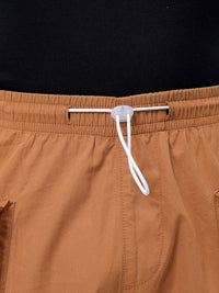 The Indian Garage Co Men Relaxed Fit Pure Cotton Utility Cargo Jogger