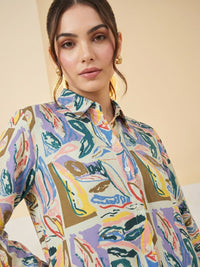 Mamicha Print Top