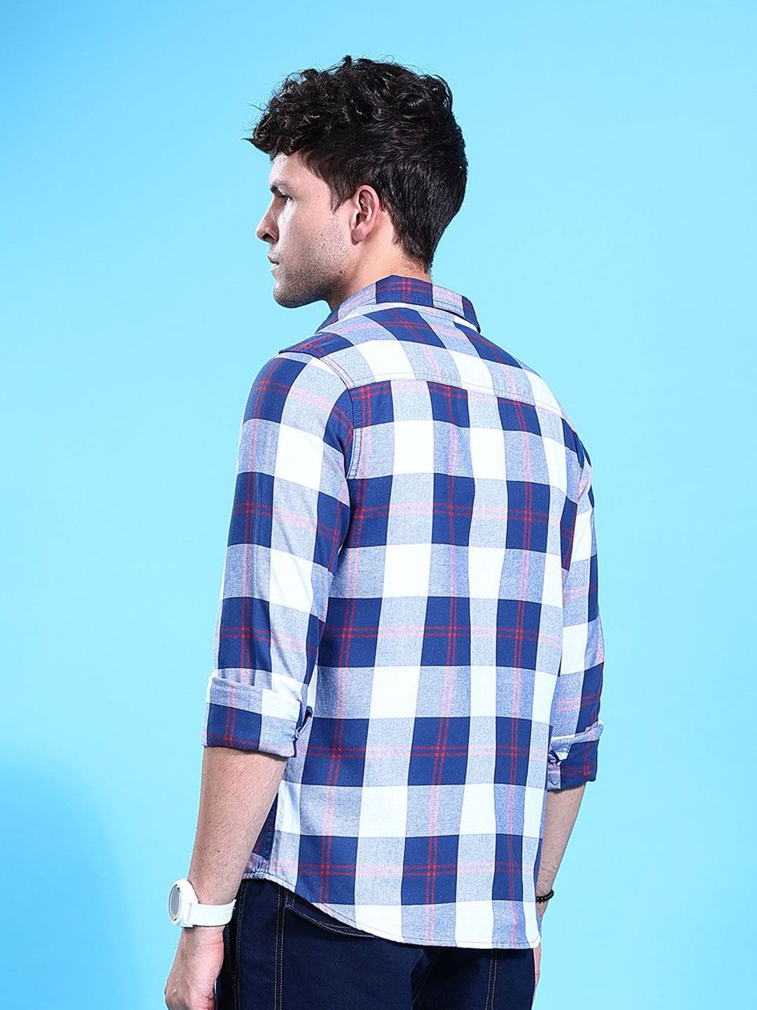 The Indian Garage Co Checked Casual Shirt