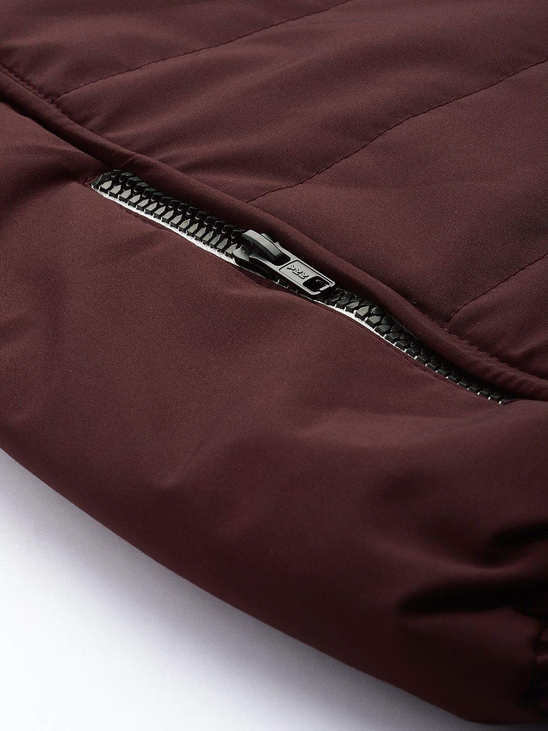 The Indian Garage Co Men Zip-Front Bomber Jacket with Detachable Hood