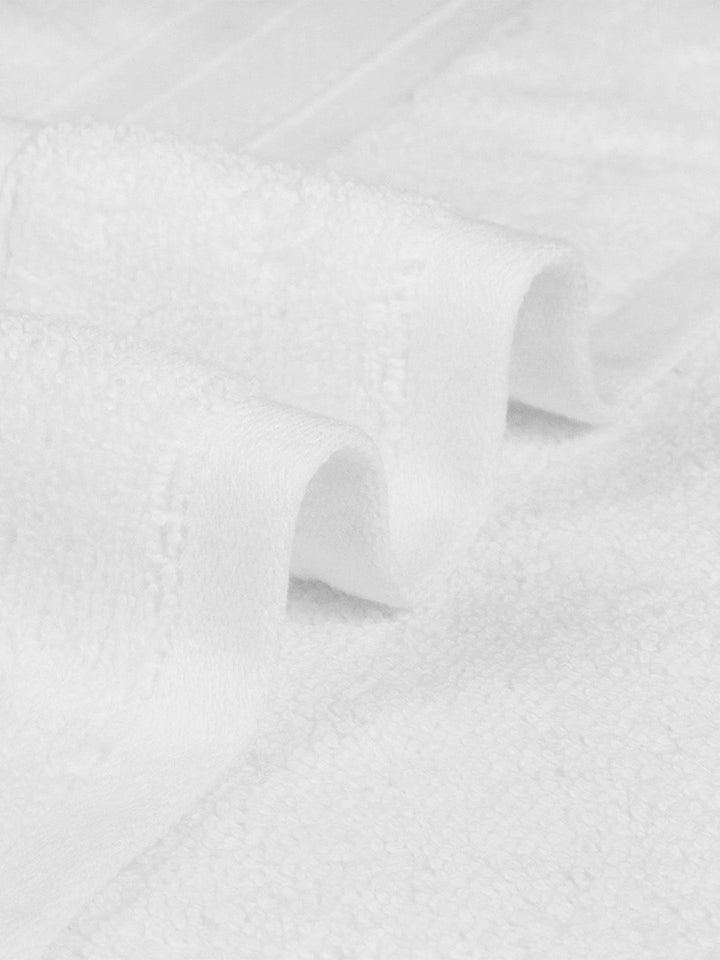 MYTRIDENT White 2 Pieces Cotton 500 GSM Bath Towel