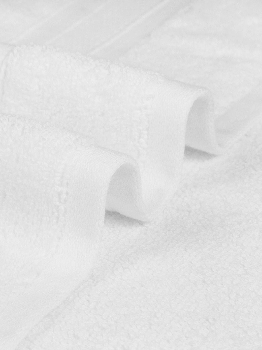 MYTRIDENT White 2 Pieces Cotton 500 GSM Bath Towel