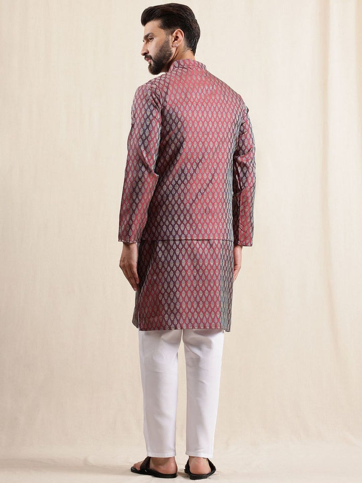 Anouk Men Regular Kurta with Pyjama With Nehru jacket