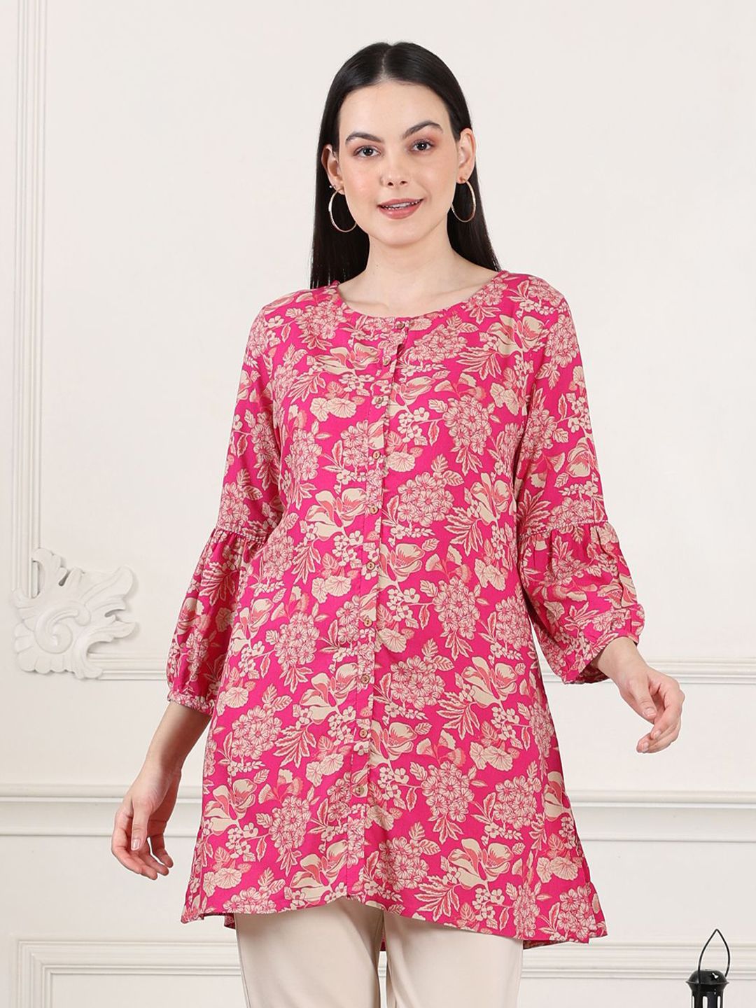 W Printed Tunic