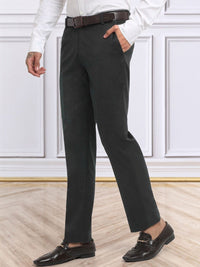 Klotthe Men Slim Fit Formal Trouser