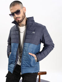 ADRO Men Colourblocked Windcheater Bomber Jacket