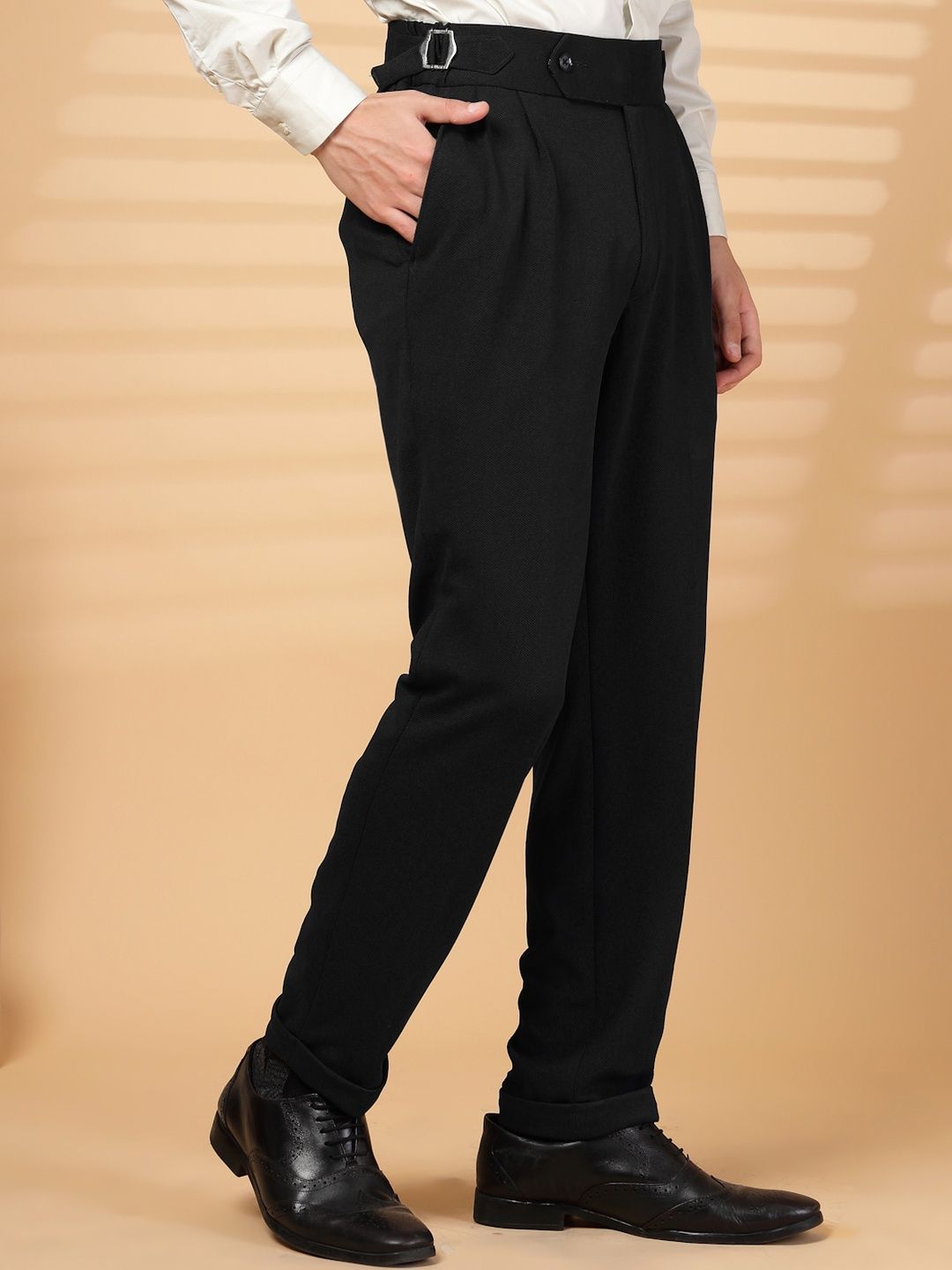 Seluar Formal Formal Lycra Lelaki KLOTTHE Hitam
