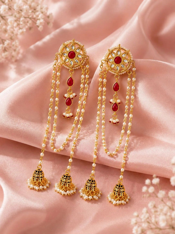 PANASH Circular Jhumkas Earrings