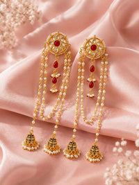 PANASH Circular Jhumkas Earrings