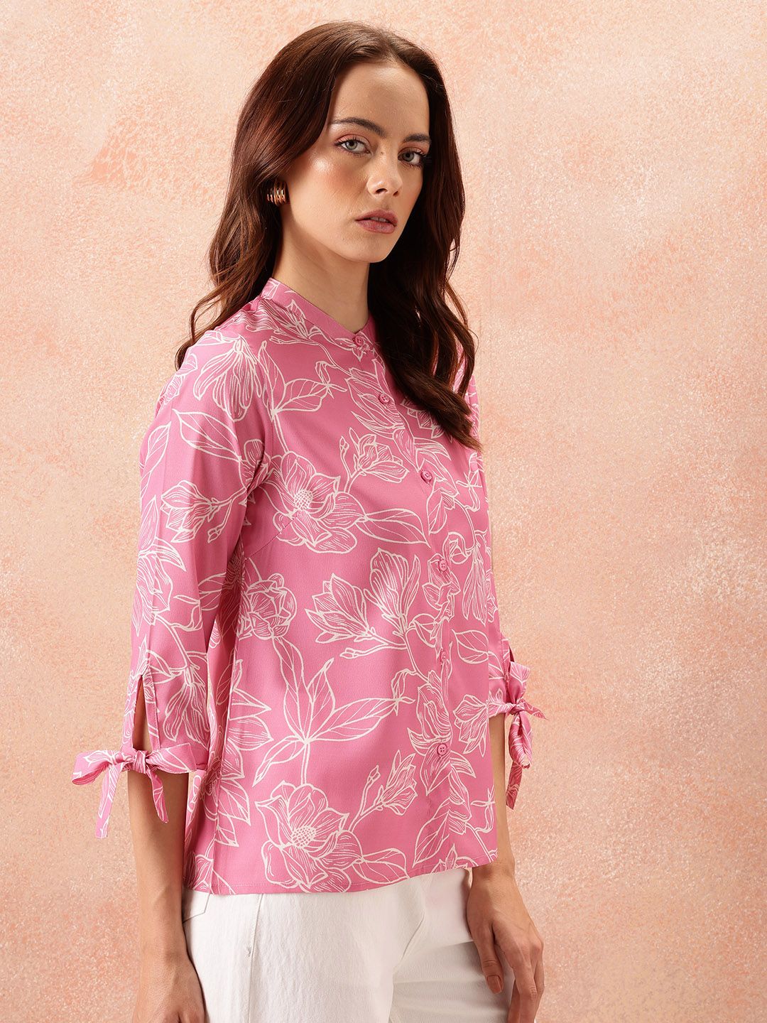all about you Women Floral Opaque Printed Casual Shirt