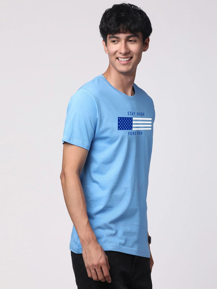 ADRO Men Graphic Printed Round Neck T-shirt