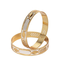 Anouk Set Of 2 Rhodium-Plated Bangles