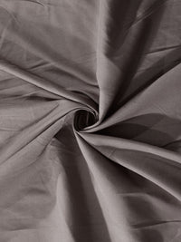 Aura Grey Solid Flat 300TC King Cadar dengan 2 Sarung Bantal