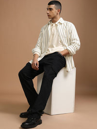 HIGHLANDER Men Straight Fit Mid-Rise  Cotton Jeans