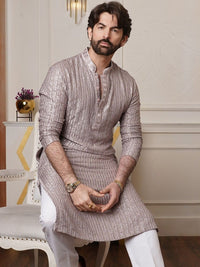 SOJANYA Men Embroidered Thread Work Kurta
