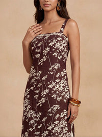 Rumah Wanita Chikankari Floral Printed Chikankari Floral Kurta