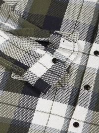 Thomas Scott Men Premium Tartan Checked Casual Shirt