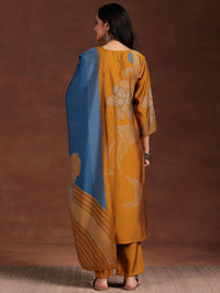 Libas Women Floral Printed Regular Kurta with Trousers & With Dupatta