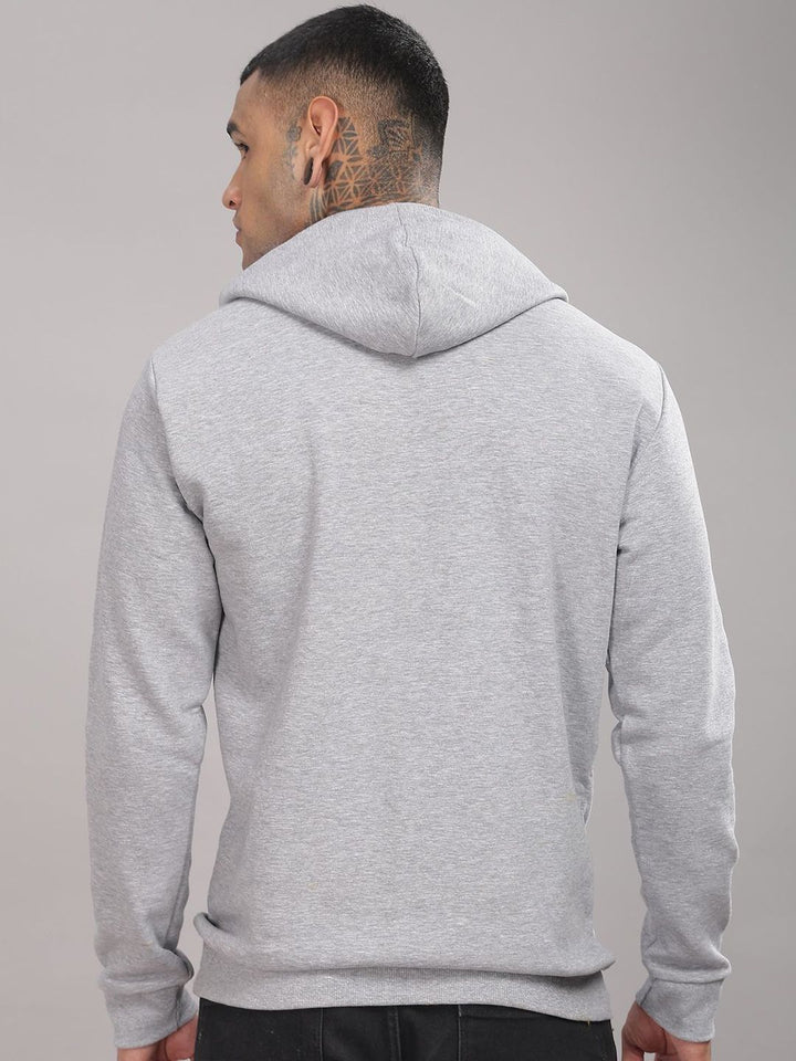 ADRO Lelaki Lengan Panjang Grafik Bercetak Sweatshirt Bertudung