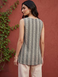 Mamicha Geometric Print Top