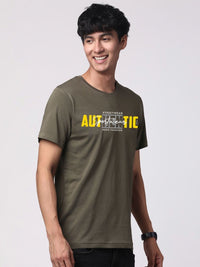 ADRO Men Graphic Printed Round Neck Cotton T-shirt